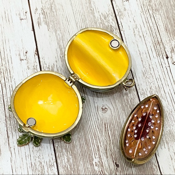 Artform Slice Watermelon Fruit Enamel Trinket - Picture 5 of 11